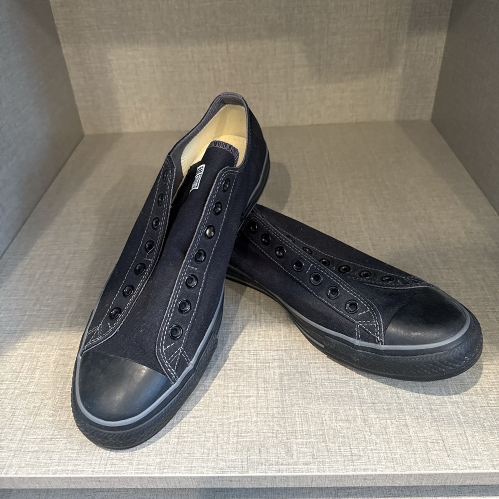 Converse Black Slip-On Sneakers